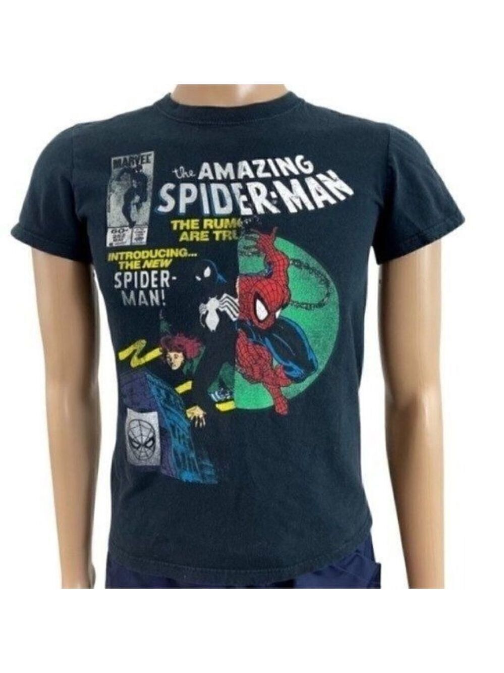 THE Amazing Spider-Man Issue 252 The Rumors Are True T-shirt Size Small Marvel
